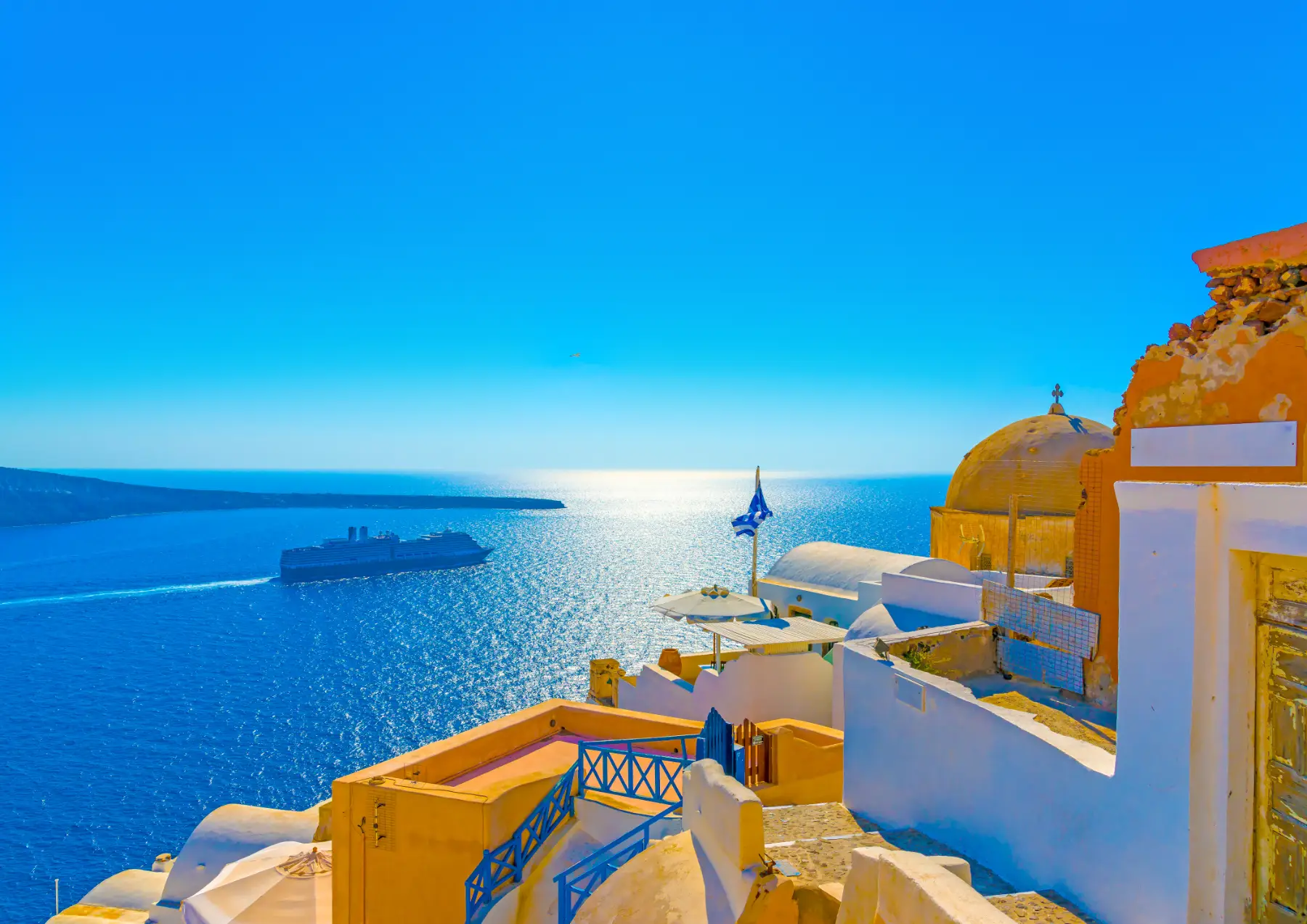 Cruise Ship in Mediteranean